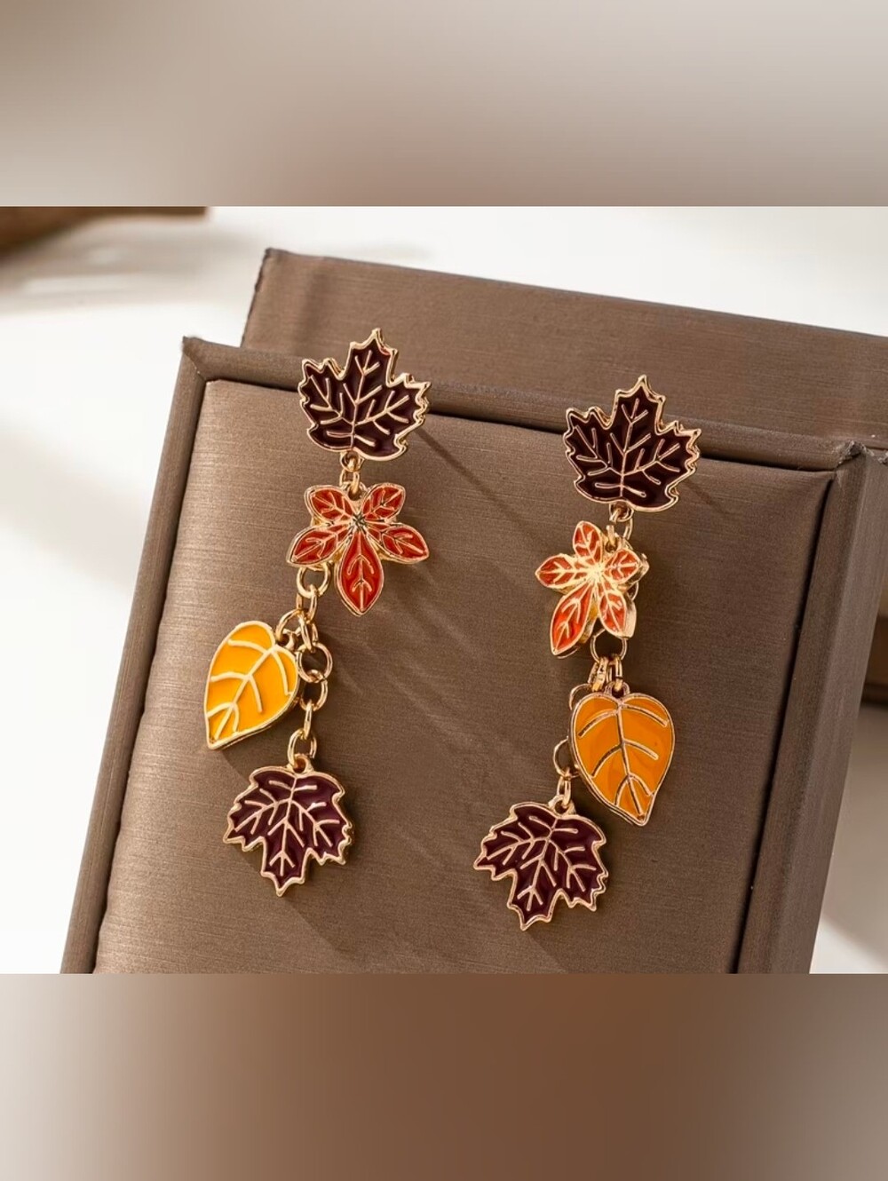 $8 Each Or Bundle 5/$20 Fall/Autumn Leaf Drop Earrings